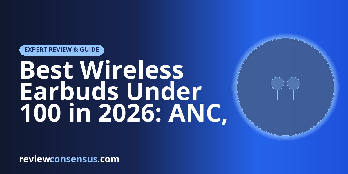 Best Wireless Earbuds Under 100 in 2026: ANC, Sport, and