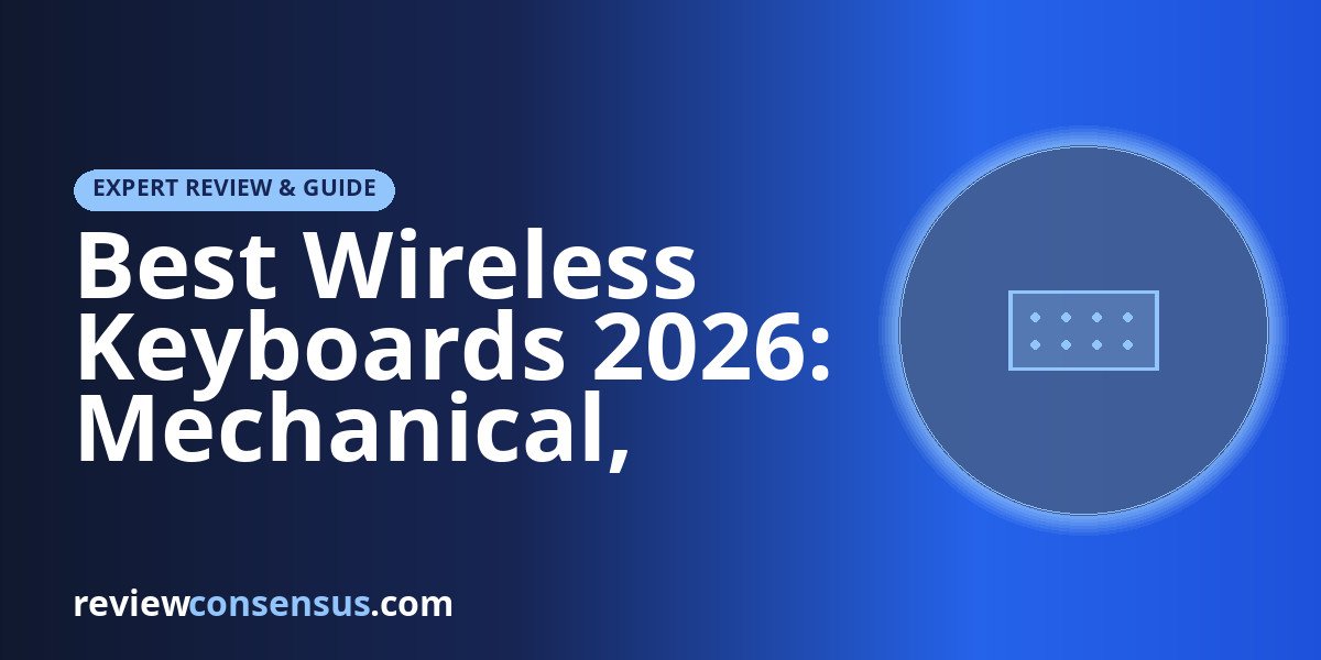 Best Wireless Keyboards 2026: Mechanical, Ergonomic, and Slim