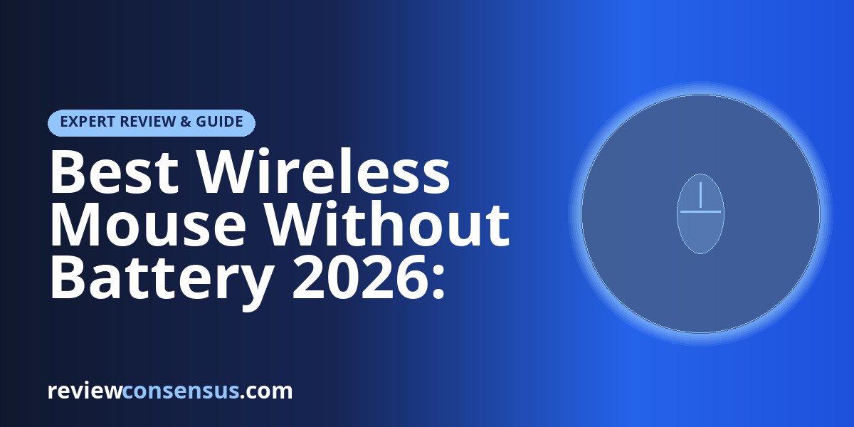 Best Wireless Mouse Without Battery 2026: Rechargeable Picks