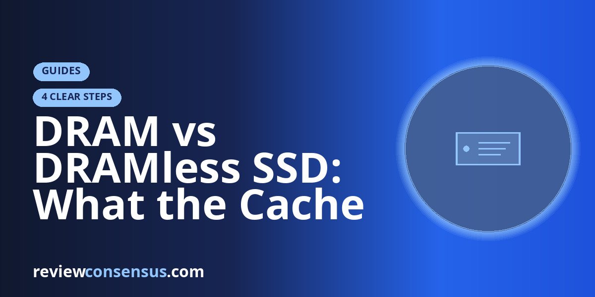 DRAM vs DRAMless SSD: What the Cache Actually Changes