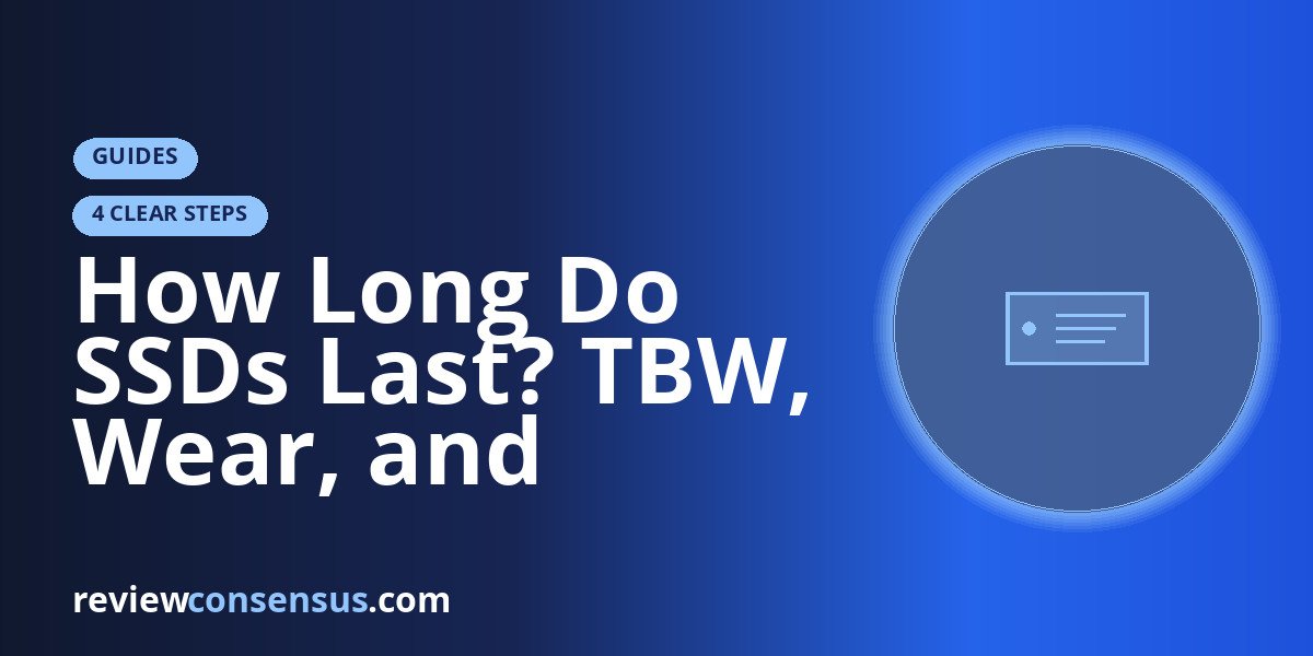 How Long Do SSDs Last? TBW, Wear, and Real-World Lifespan