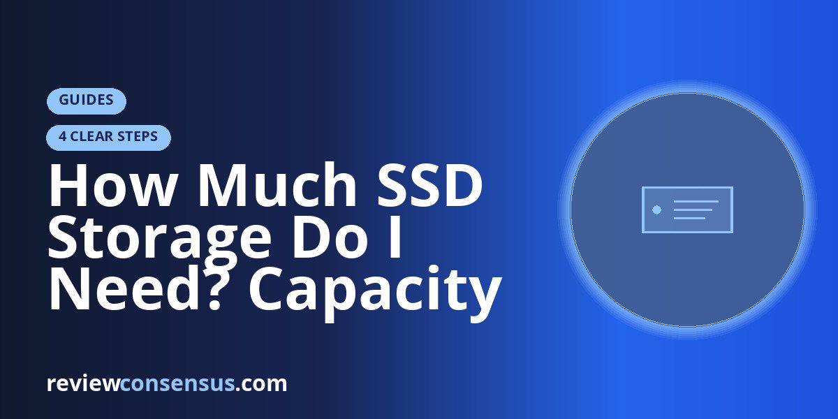 How Much SSD Storage Do I Need? Capacity Planning That Ages Well