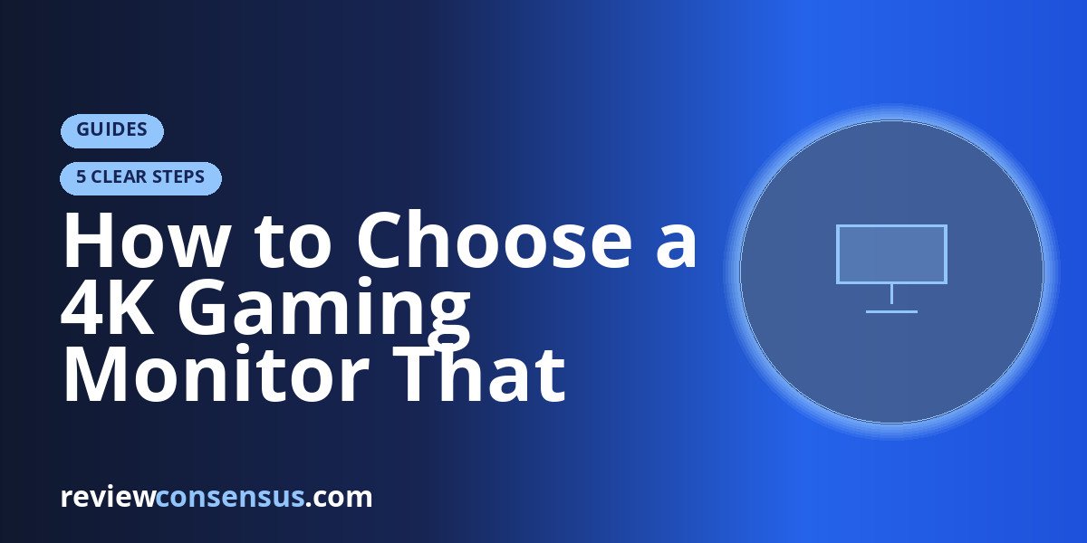 How to Choose a 4K Gaming Monitor That Your GPU Can Feed