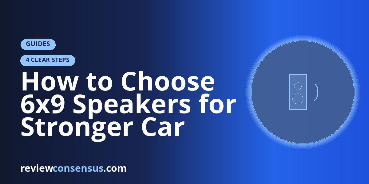 How to Choose 6x9 Speakers for Stronger Car Midbass