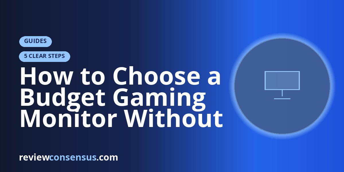 How to Choose a Budget Gaming Monitor Without Getting Burned