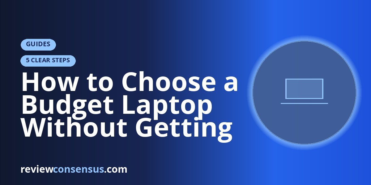 How to Choose a Budget Laptop Without Getting Tricked by Specs