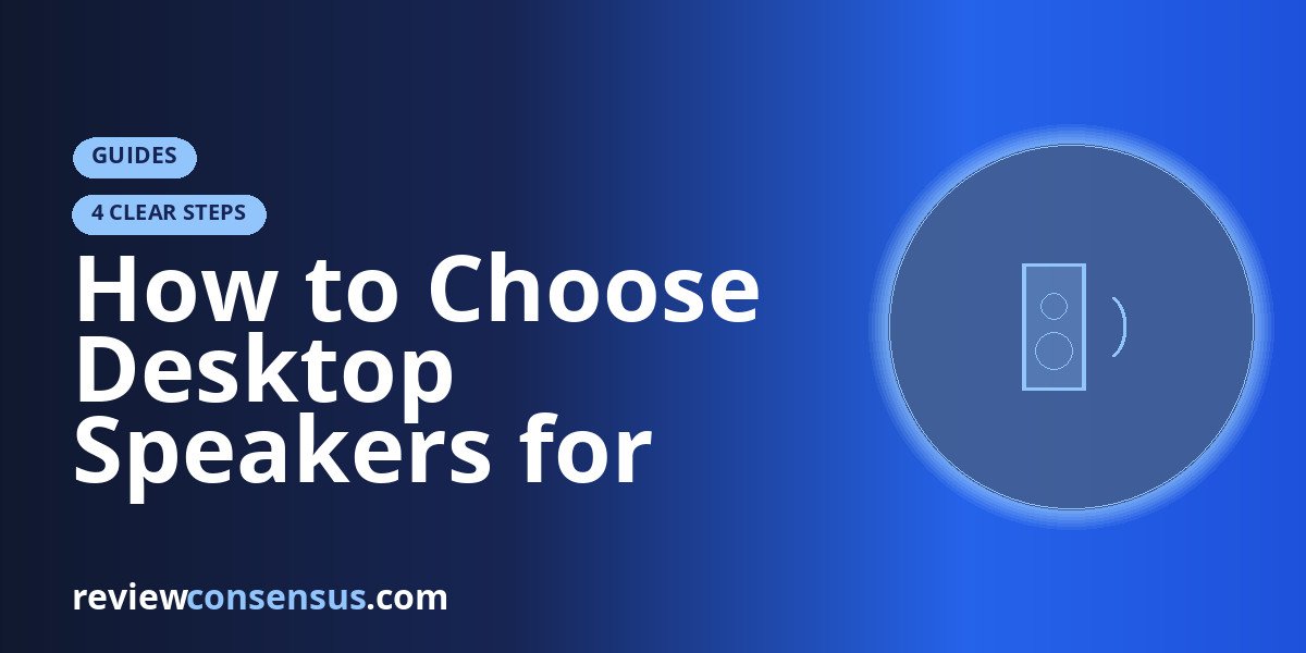 How to Choose Desktop Speakers for Nearfield Listening