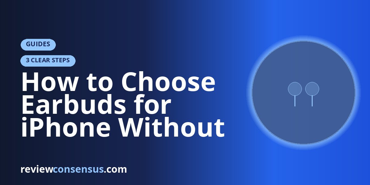 How to Choose Earbuds for iPhone Without Defaulting Blindly to AirPods
