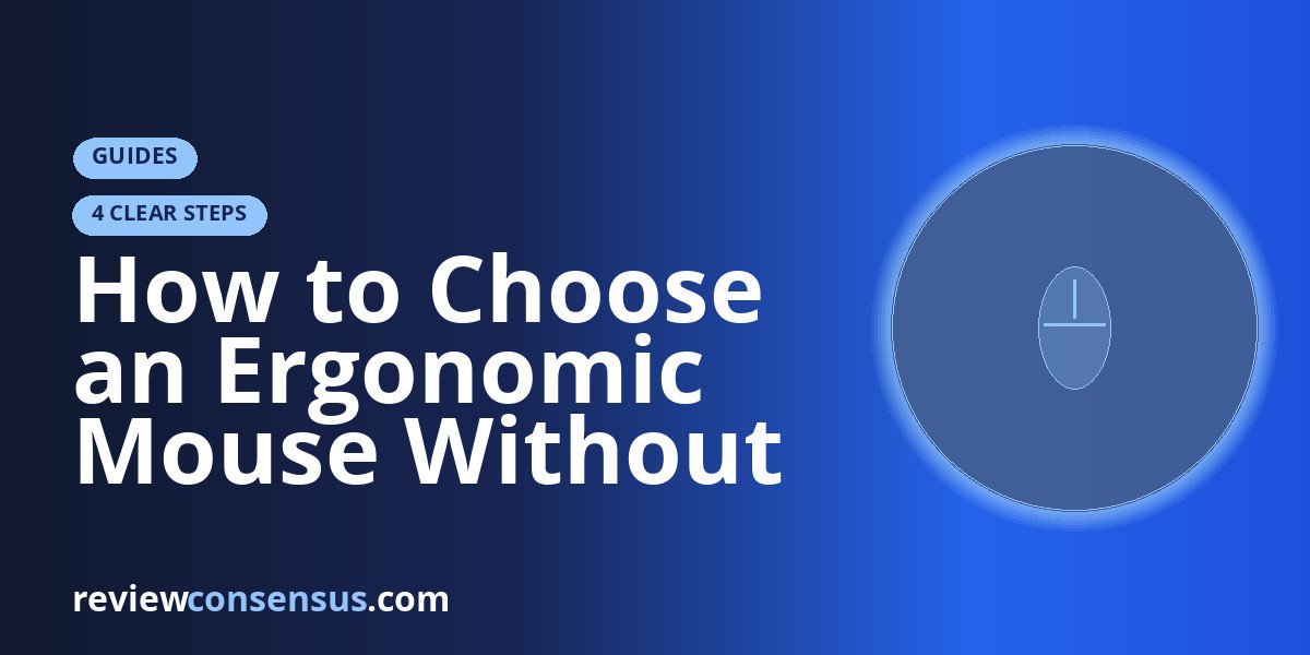 How to Choose an Ergonomic Mouse Without Guessing Wrong