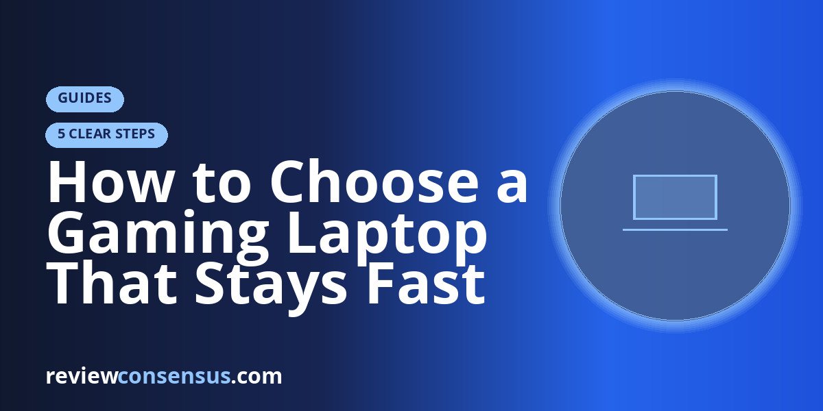 How to Choose a Gaming Laptop That Stays Fast Under Load