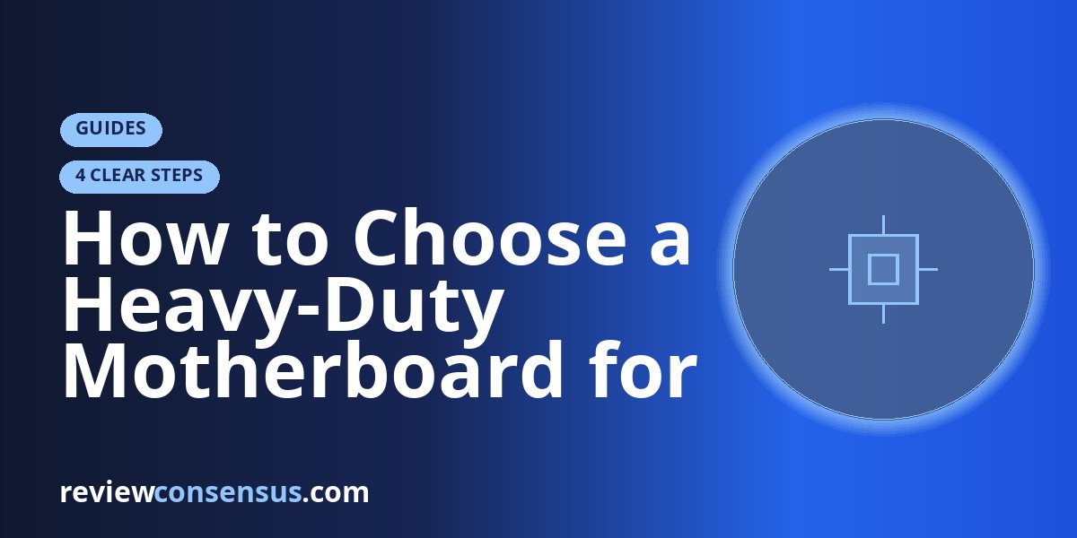 How to Choose a Heavy-Duty Motherboard for Long Workloads and Tough Builds