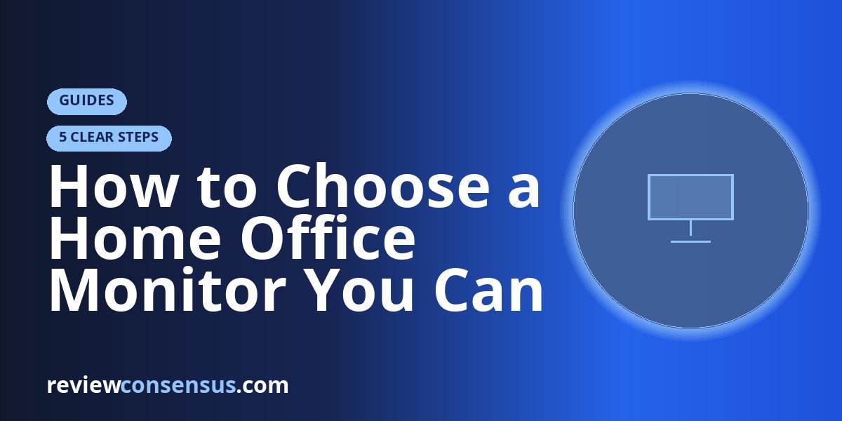 How to Choose a Home Office Monitor You Can Work on All Day