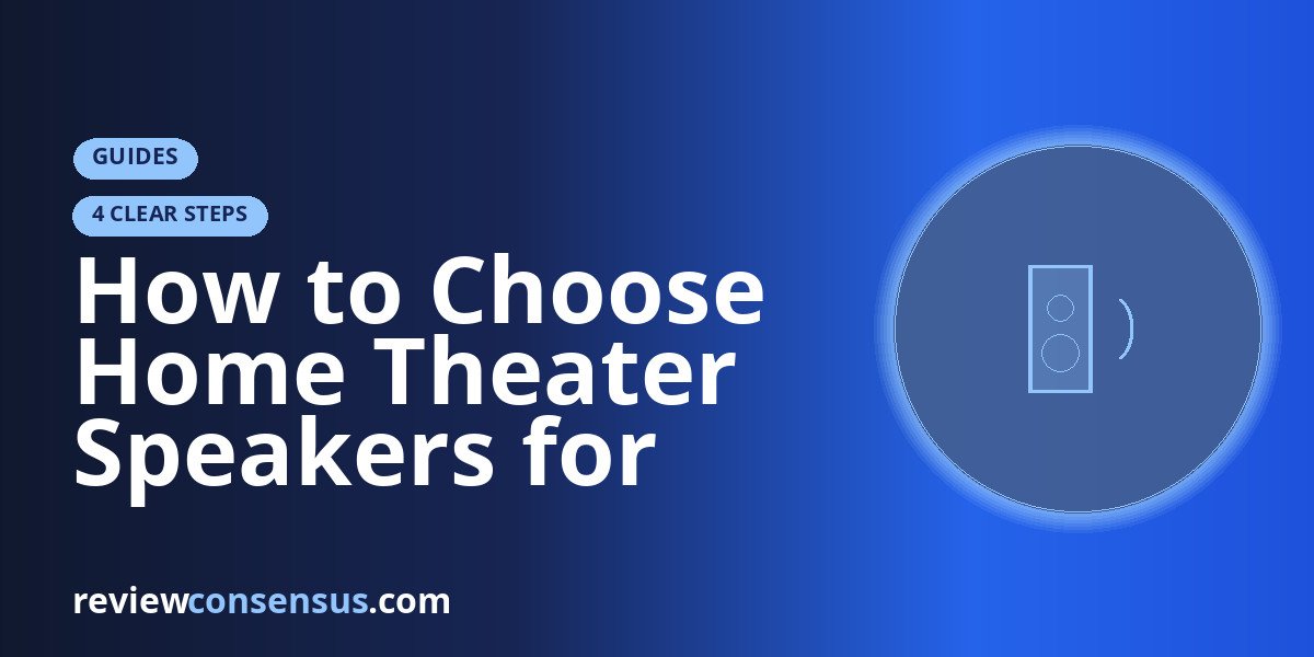How to Choose Home Theater Speakers for Movies and Games