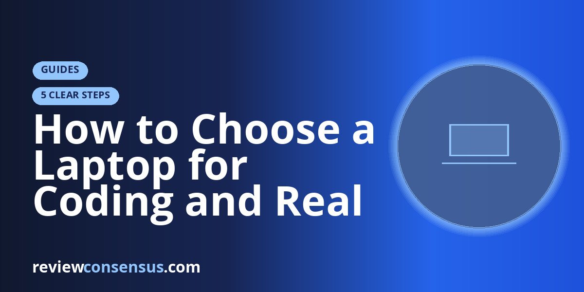 How to Choose a Laptop for Coding and Real Developer Workflows