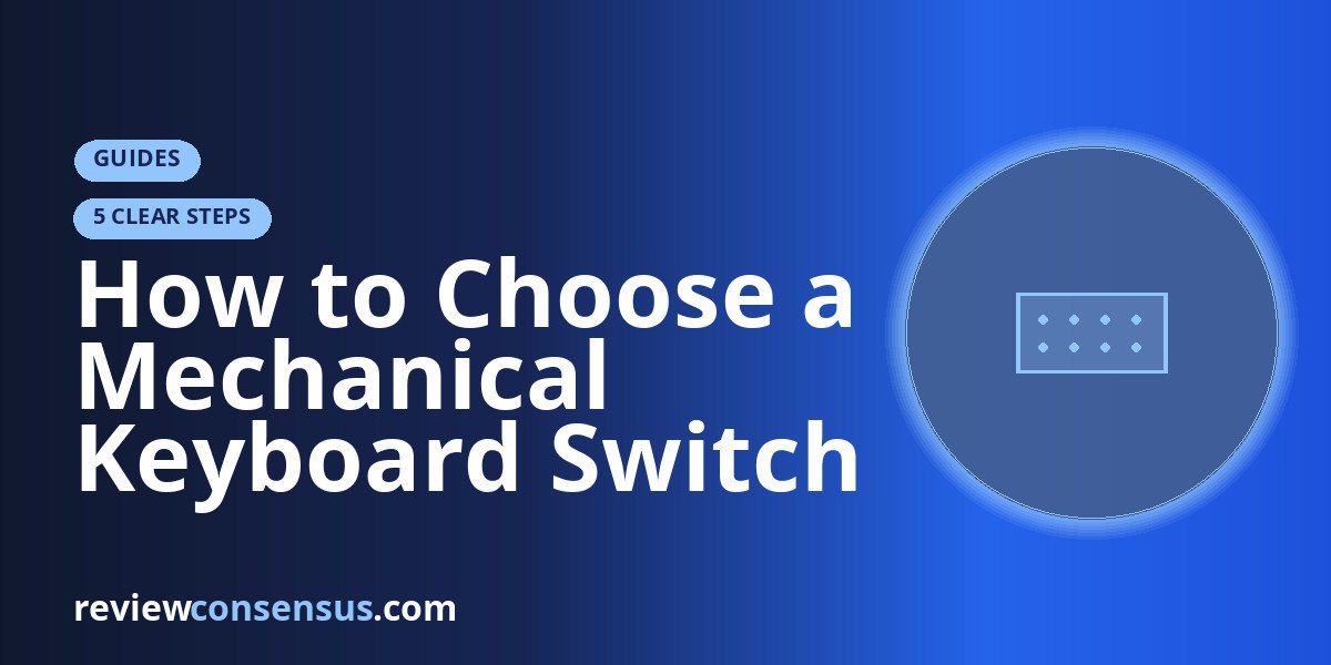How to Choose a Mechanical Keyboard Switch Without Guessing