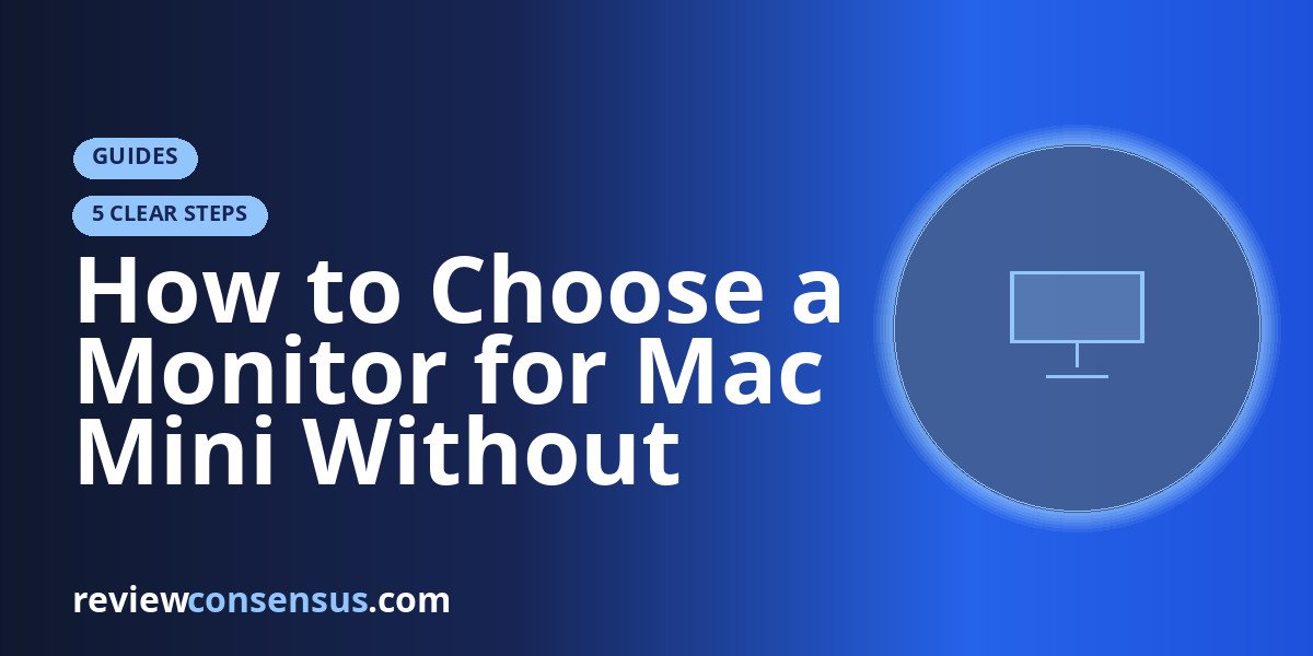 How to Choose a Monitor for Mac Mini Without Scaling Headaches