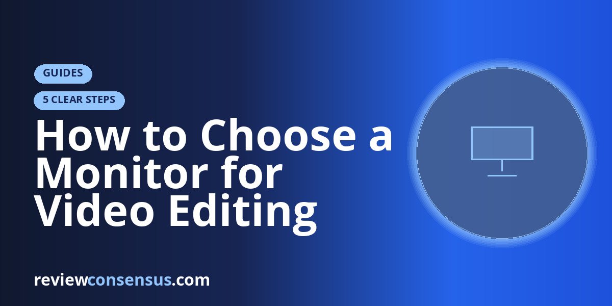 How to Choose a Monitor for Video Editing and Color Trust