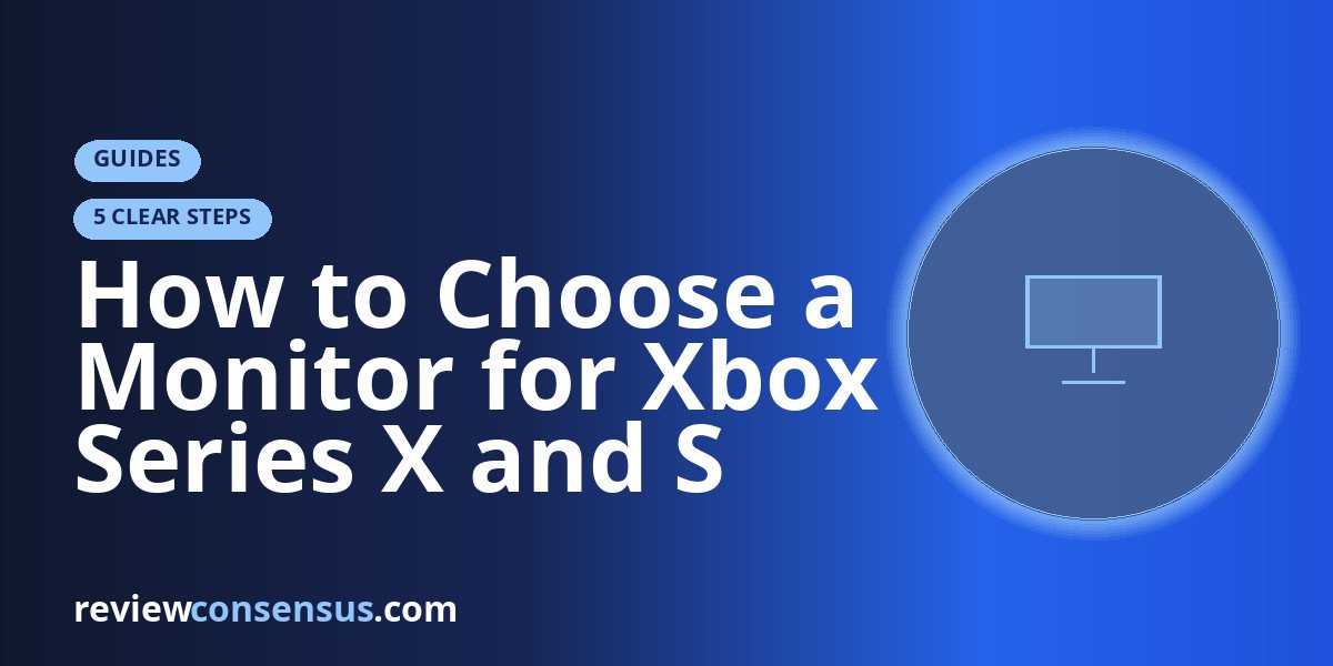 How to Choose a Monitor for Xbox Series X and S