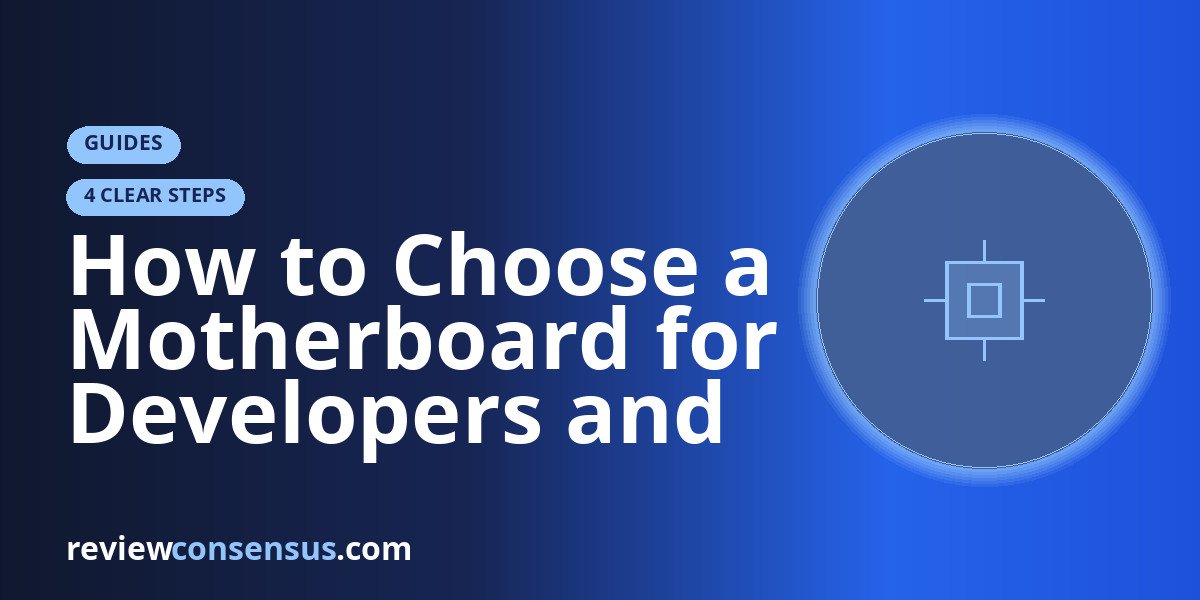 How to Choose a Motherboard for Developers and Local Engineering Machines