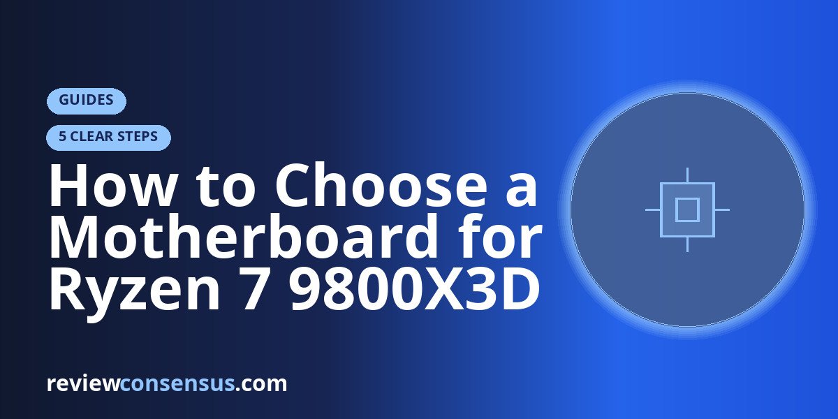 How to Choose a Motherboard for Ryzen 7 9800X3D