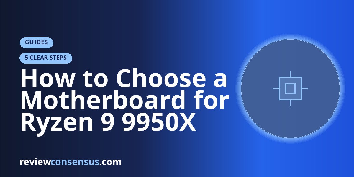 How to Choose a Motherboard for Ryzen 9 9950X