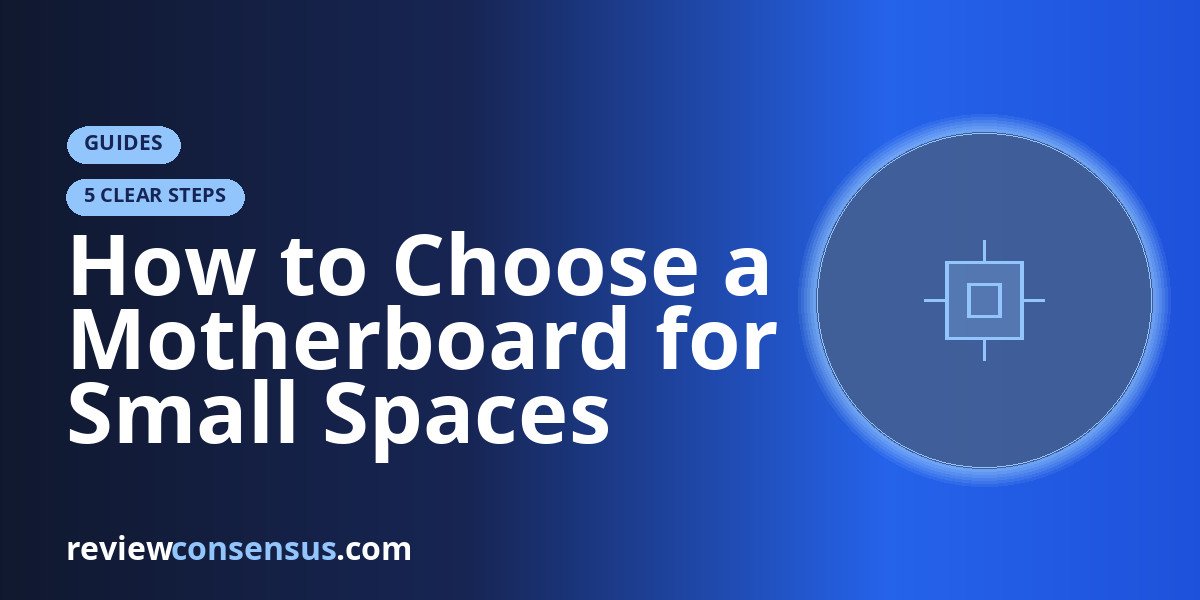 How to Choose a Motherboard for Small Spaces