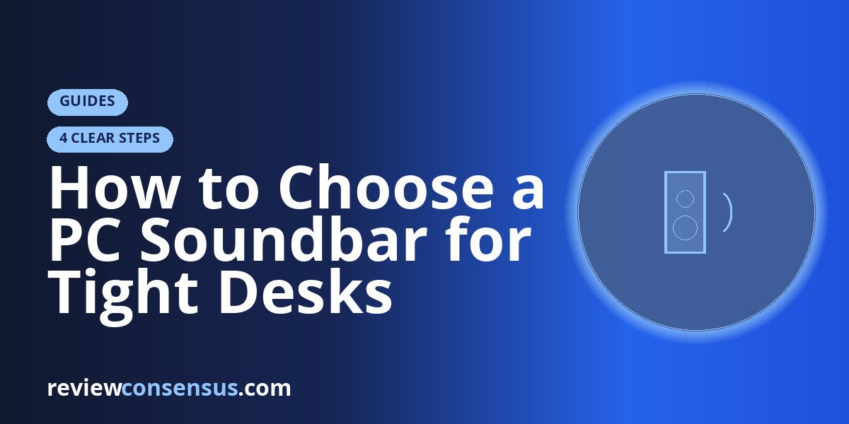 How to Choose a PC Soundbar for Tight Desks