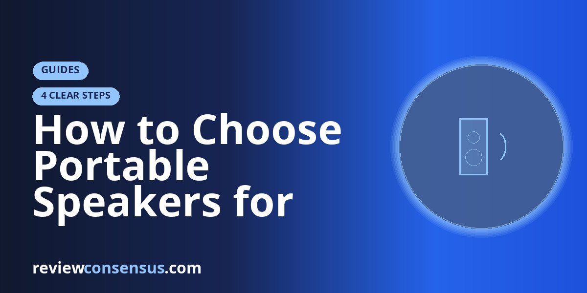 How to Choose Portable Speakers for Travel and Backyard Use