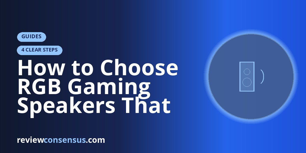 How to Choose RGB Gaming Speakers That Sound as Good as They Look