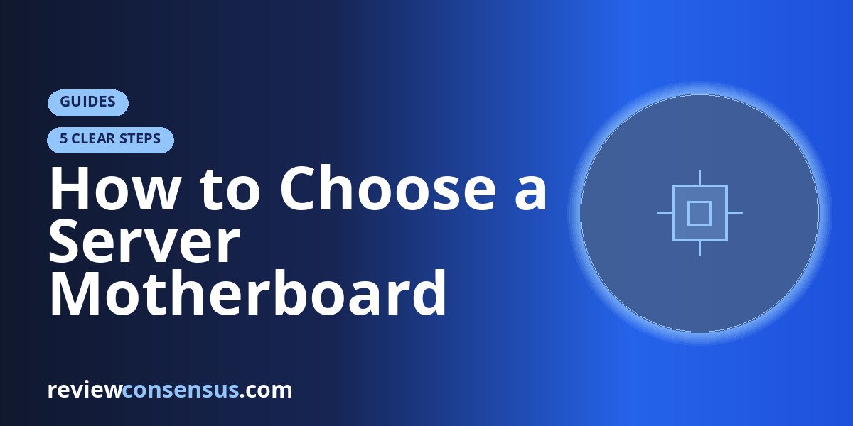 How to Choose a Server Motherboard
