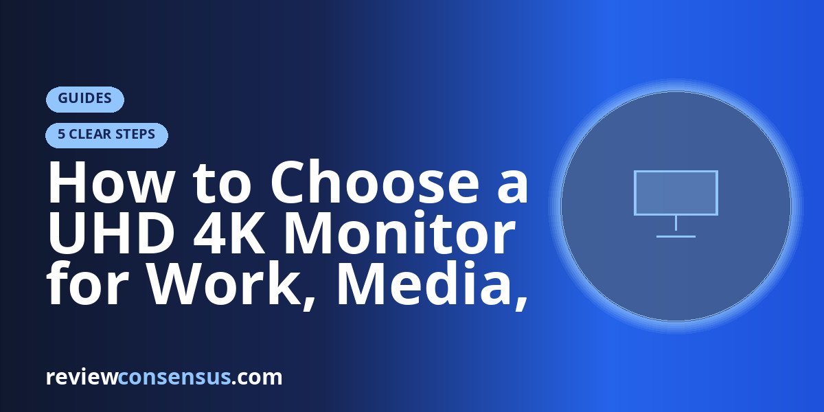 How to Choose a UHD 4K Monitor for Work, Media, and Creation