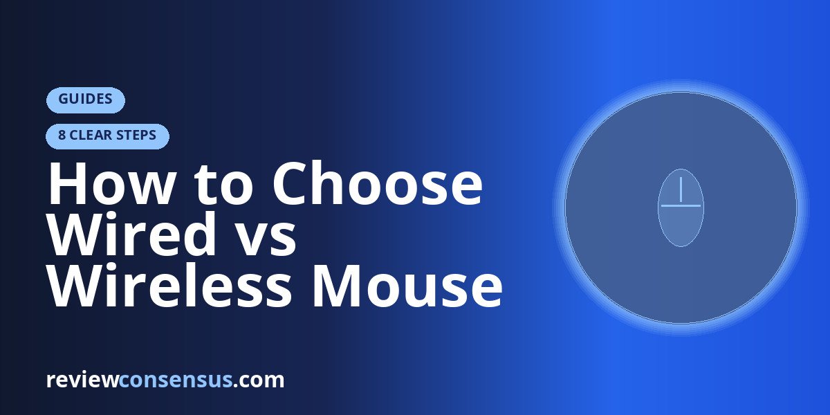 How to Choose Wired vs Wireless Mouse for Your Desk