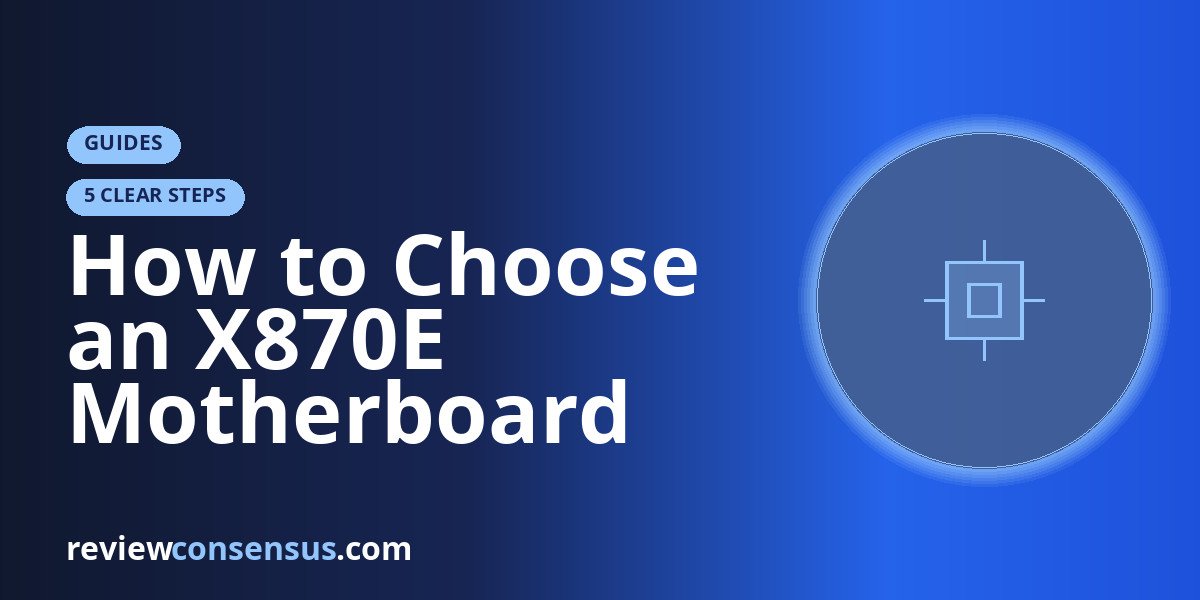 How to Choose an X870E Motherboard