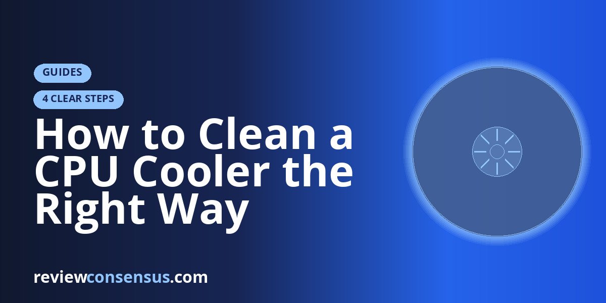 How to Clean a CPU Cooler the Right Way