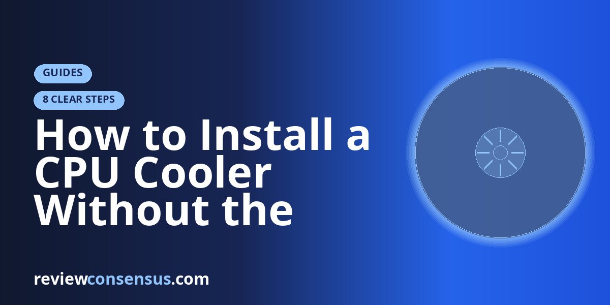 How to Install a CPU Cooler Without the Usual Headaches