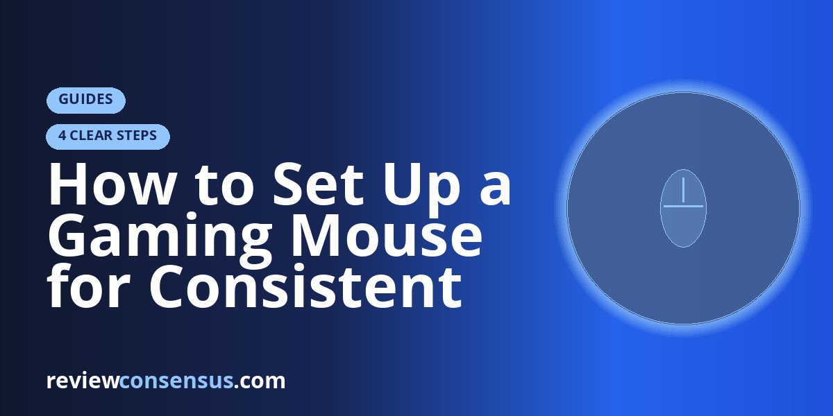 How to Set Up a Gaming Mouse for Consistent Performance