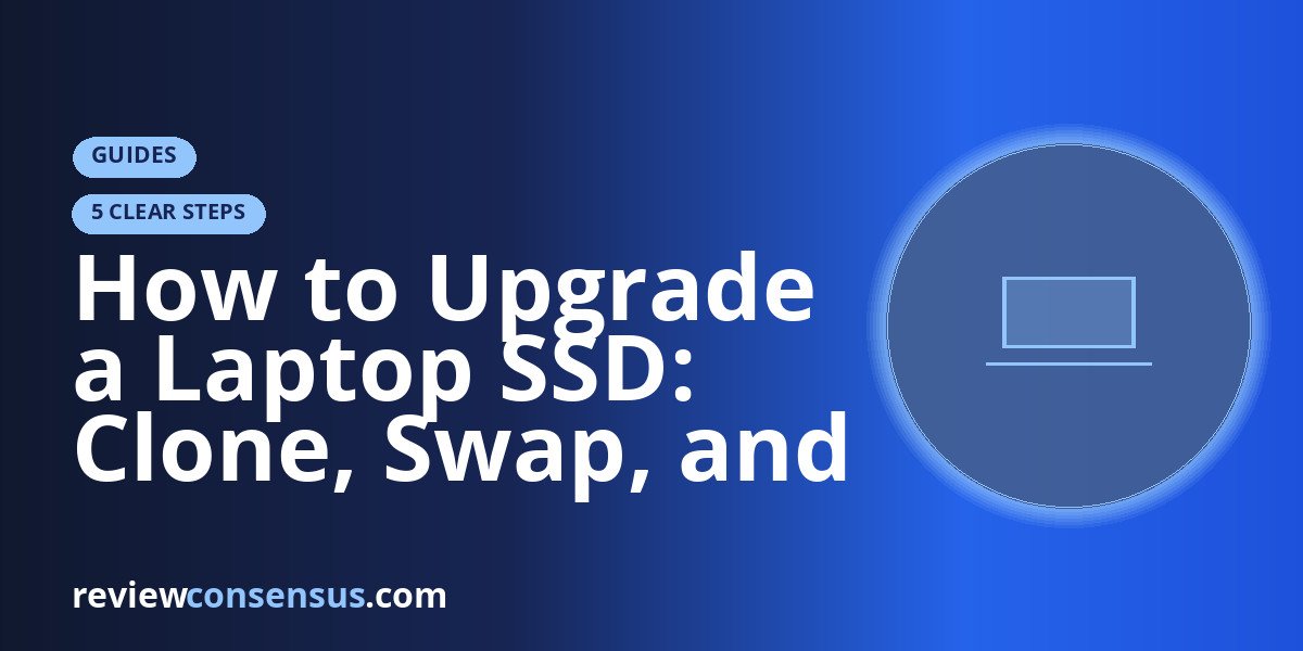 How to Upgrade a Laptop SSD: Clone, Swap, and Avoid the Usual Traps