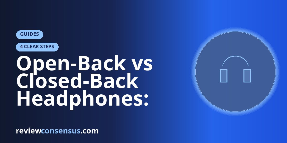 Open-Back vs Closed-Back Headphones: Which Design Fits Your Life?