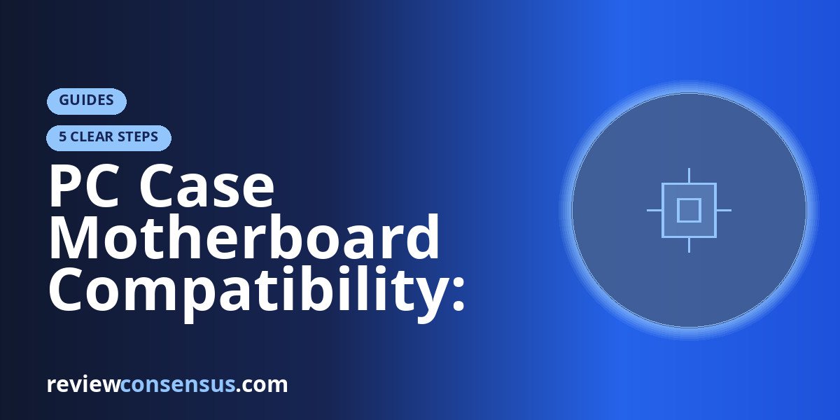 PC Case Motherboard Compatibility: Form Factors That Fit