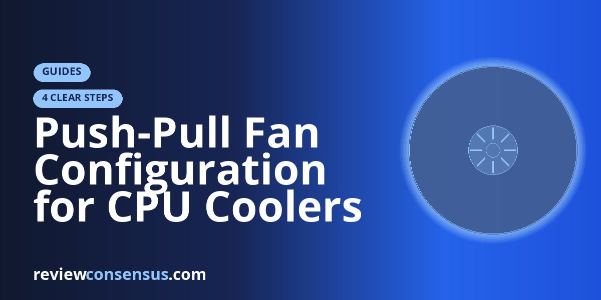 Push-Pull Fan Configuration for CPU Coolers Explained