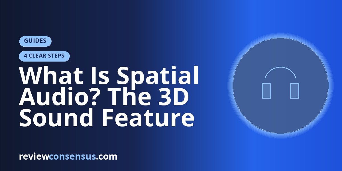 What Is Spatial Audio? The 3D Sound Feature Explained Clearly