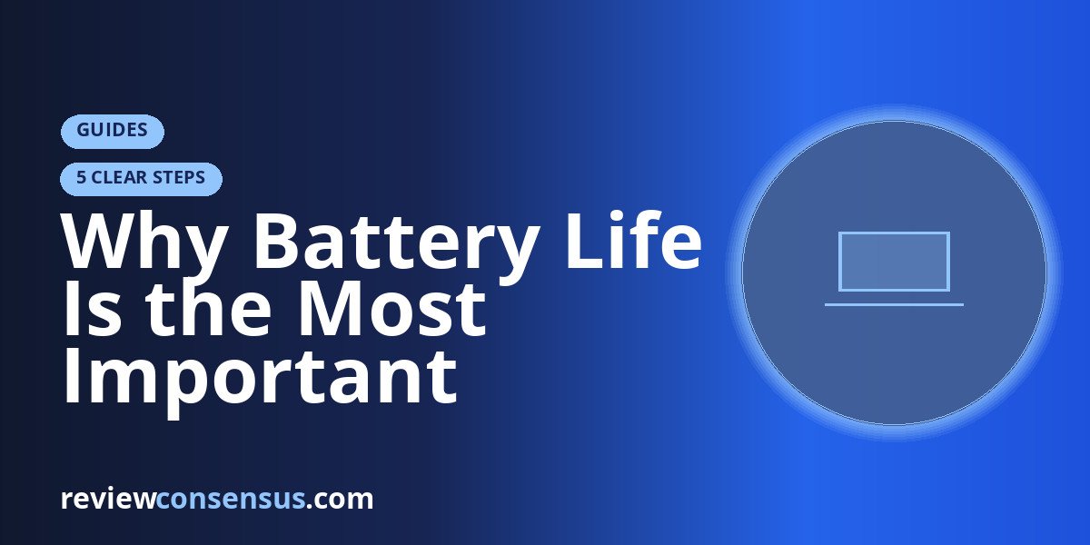 Why Battery Life Is the Most Important Laptop Spec
