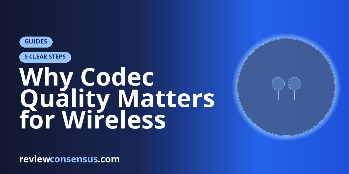 Why Codec Quality Matters for Wireless Earbuds