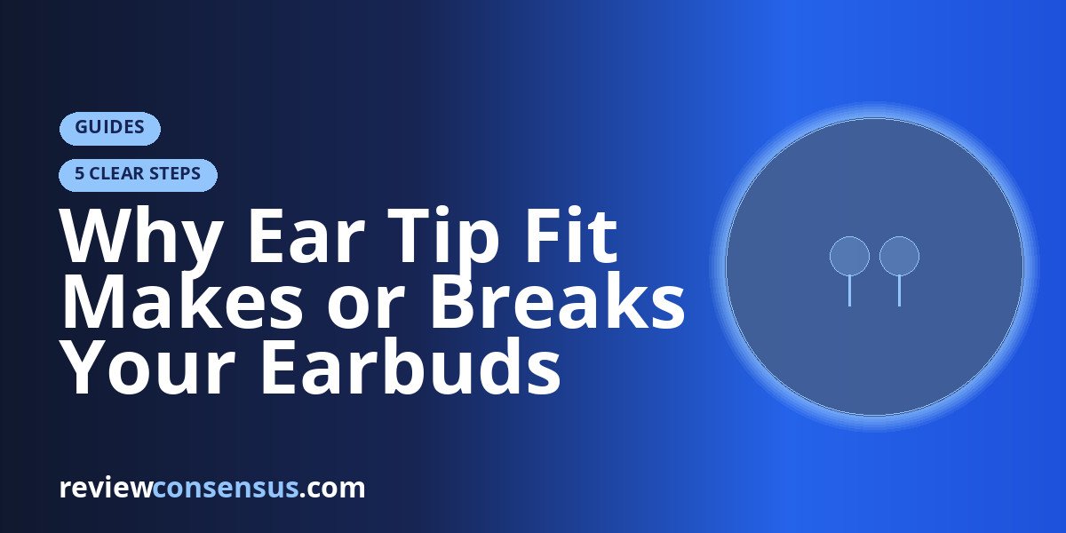 Why Ear Tip Fit Makes or Breaks Your Earbuds