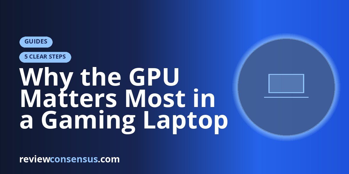 Why the GPU Matters Most in a Gaming Laptop