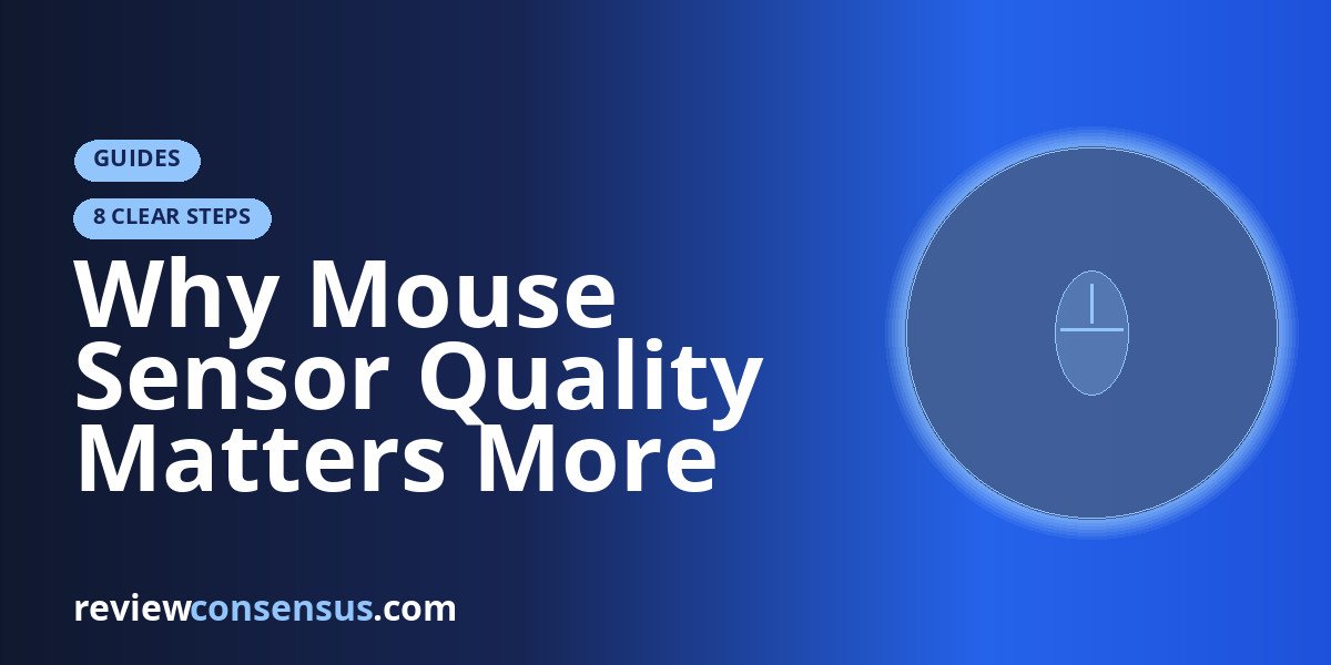 Why Mouse Sensor Quality Matters More Than Max DPI
