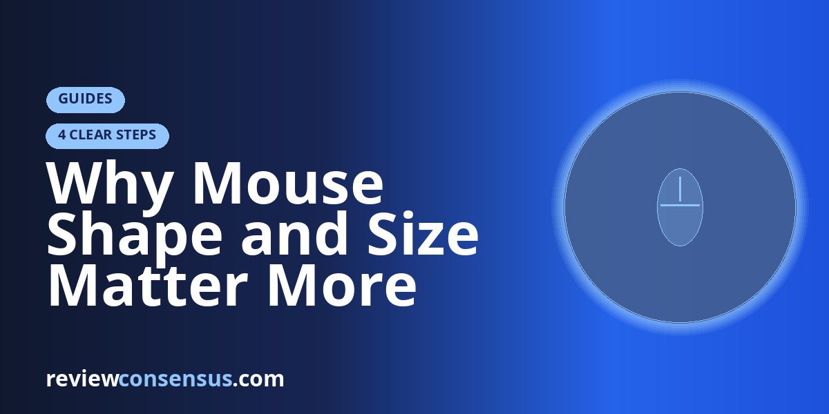 Why Mouse Shape and Size Matter More Than Specs