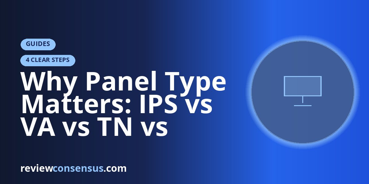Why Panel Type Matters: IPS vs VA vs TN vs OLED