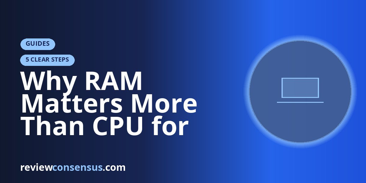 Why RAM Matters More Than CPU for Most Laptops