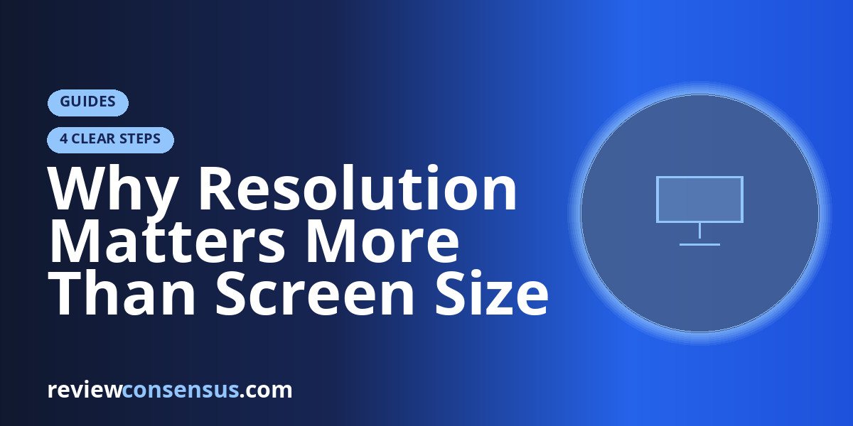 Why Resolution Matters More Than Screen Size